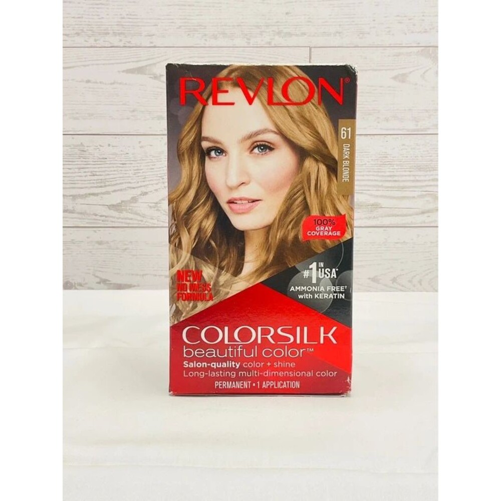 Revlon Color Silk Beautiful Permanent Color 61 Dark Blonde